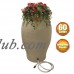 Rescue Stoneware Urn Rain Barrel – Includes Planter Rain Water Diverter, Outlet Hose, 60 Gallons, Sand   555990128